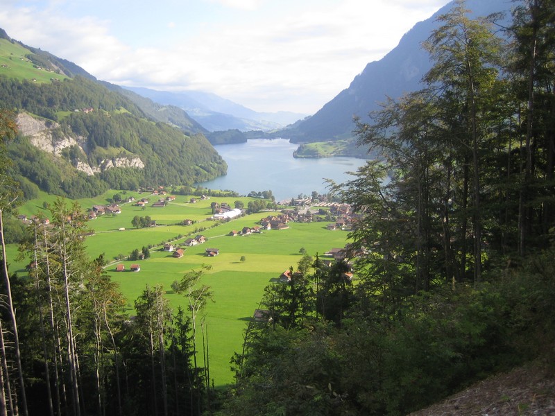 Lungernsee aus Richtung Brünningpass